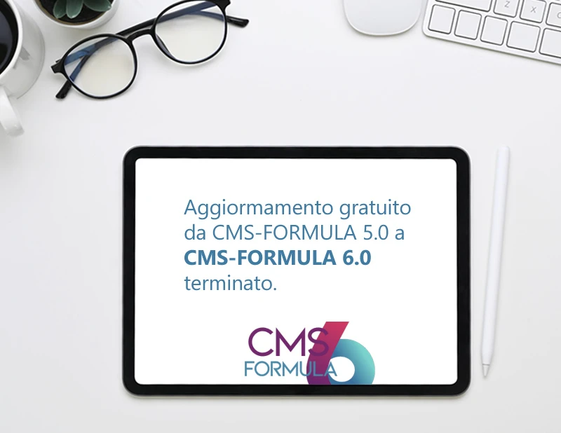 Aggiornamento gratuito nuova versione di CMS-FORMULA